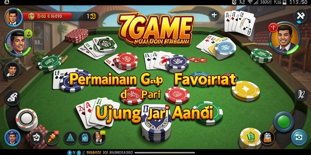 Tampilan gameplay seru di 7GAME dengan teman-teman.