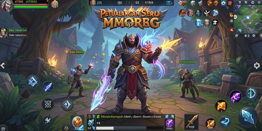 Gameplay menarik AT866 dengan pertarungan seru dan dunia fantastis.