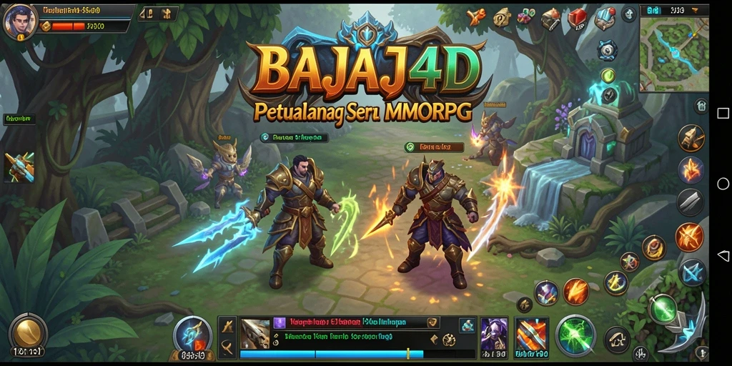 Screenshot gameplay menunjukkan aksi seru dalam game MMORPG.