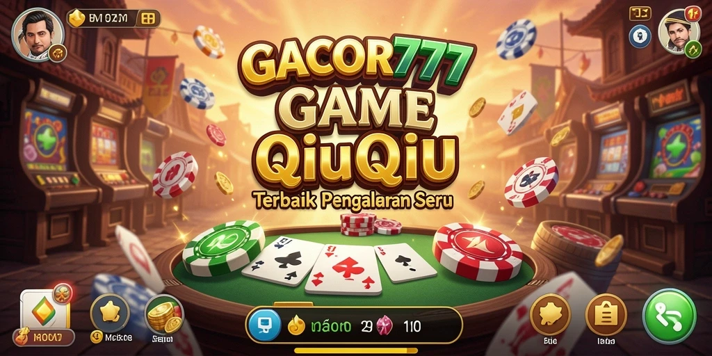 Tampilan gameplay seru dalam GACOR777, penuh strategi QiuQiu.