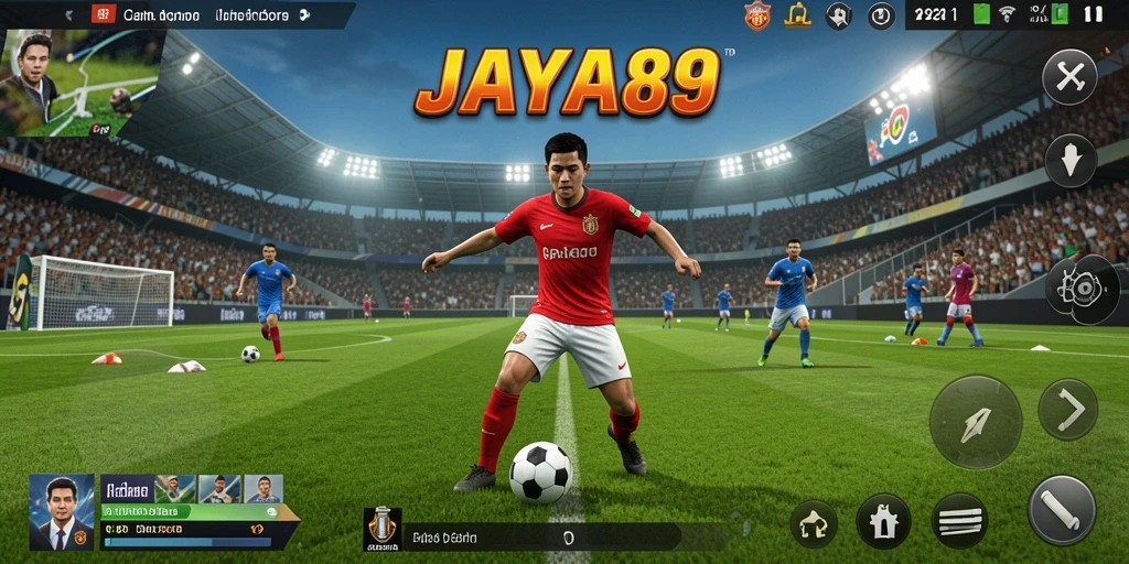 Screenshot JAYA89 menampilkan aksi seru permainan olahraga.