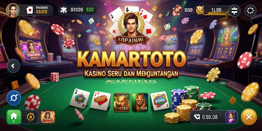 Tampilan gameplay KAMARTOTO yang mengasyikkan dan penuh warna.