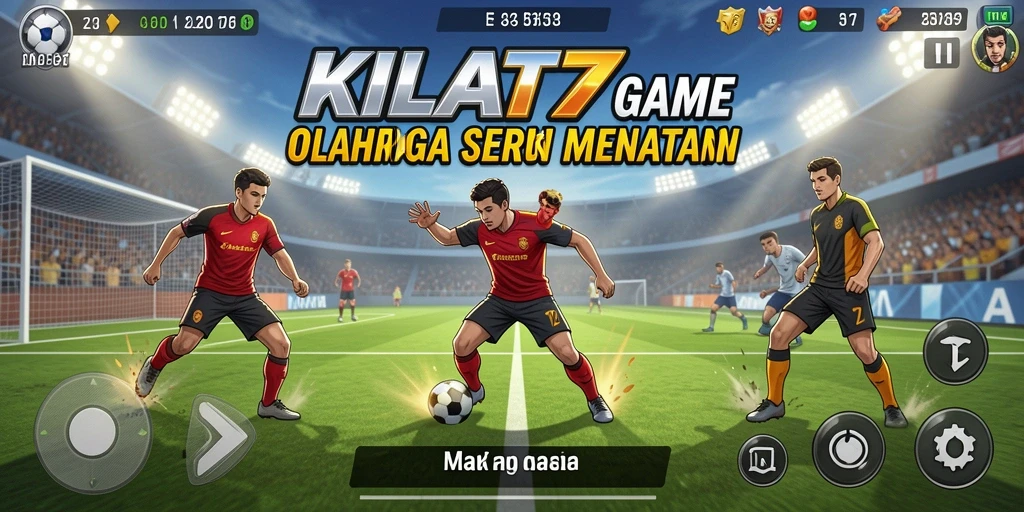 Screenshot KILAT77 menampilkan aksi seru dalam permainan olahraga.