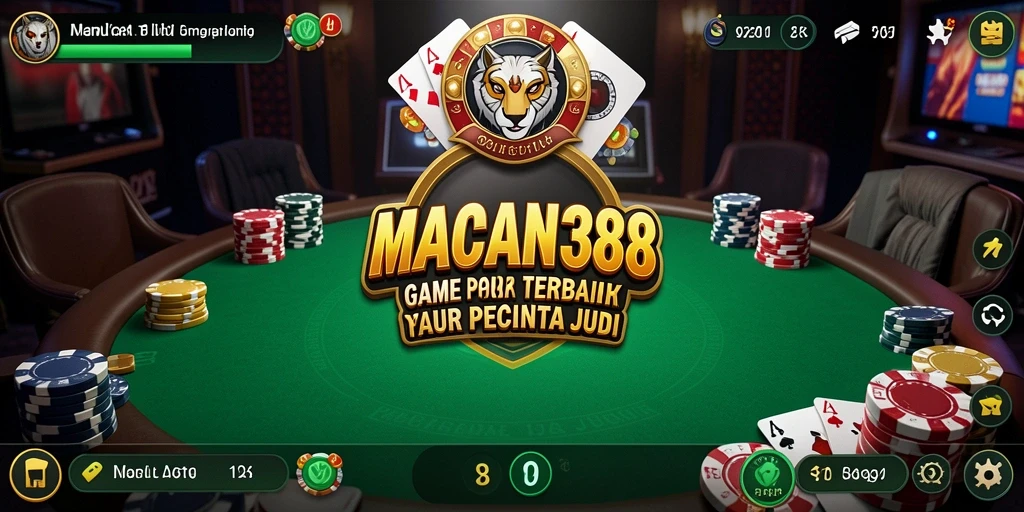 Tangkapan layar permainan Poker yang menegangkan di MACAN388.