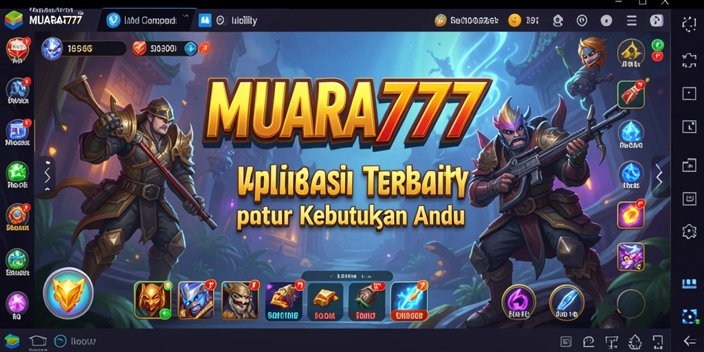 Tampilan utama MUARA777 dengan berbagai fitur Utility yang bermanfaat.