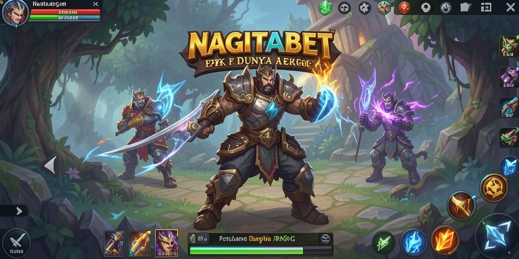 Tampilan gameplay seru di NAGITABET dengan aksi ARPG yang mendebarkan.