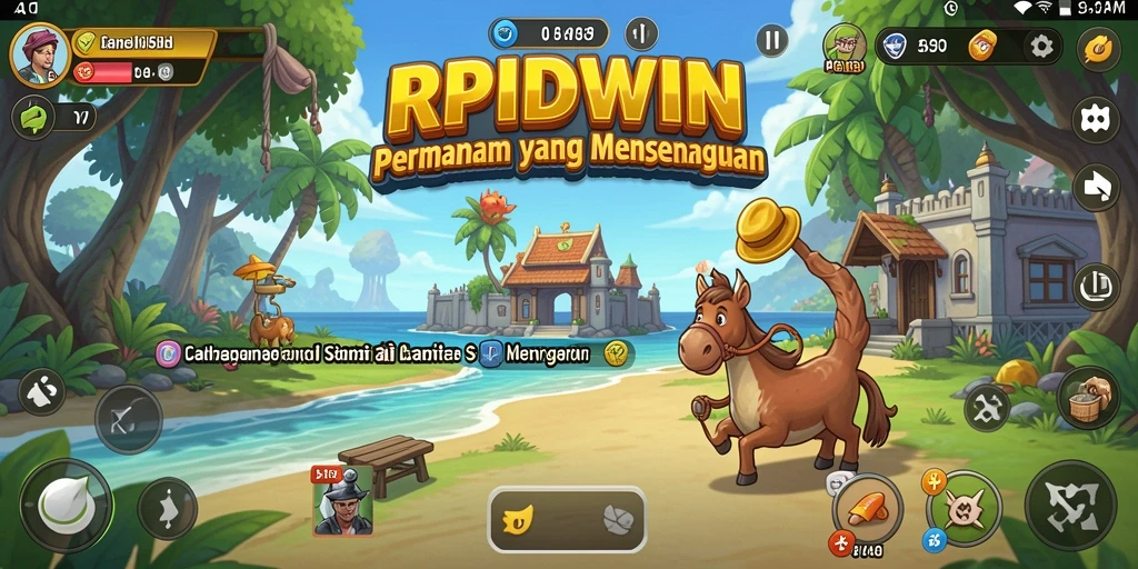 Screenshot gameplay RPIDWIN menampilkan keseruan permainan Casual.