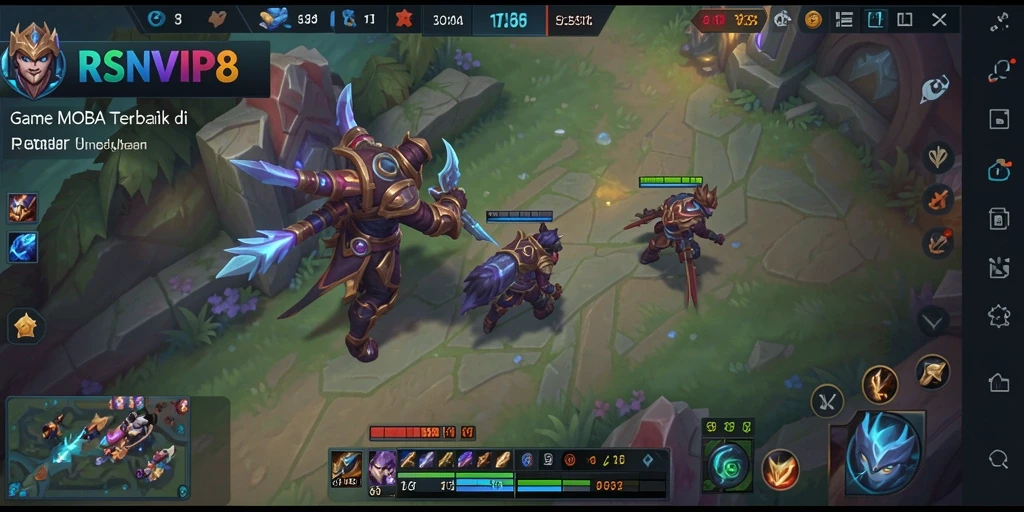 Gameplay seru dan strategi tim dalam RSNVIP8.