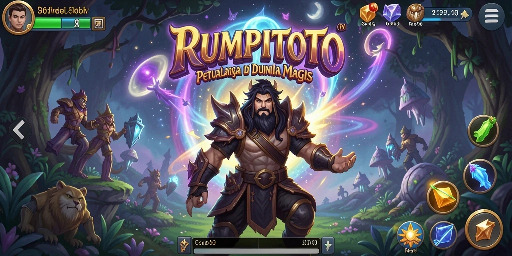 Screenshot dari gameplay RUMPITOTO yang mendebarkan dan penuh petualangan.